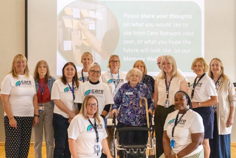 CNC employees and founder Sheila Stephenson at CNC 40 year event